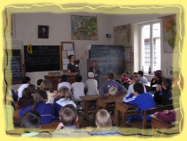 L'école d'autrefois : une animation appréciée des enfants